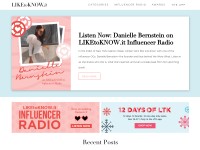 Desktop screenshot for liketoknowit.com