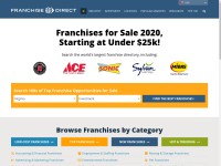 Desktop screenshot for franchisedirect.com