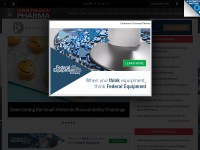 Desktop screenshot for contractpharma.com