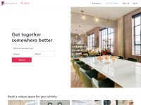 Desktop screenshot for peerspace.com