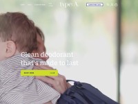 Desktop screenshot for typeadeodorant.com