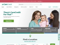 Desktop screenshot for carecredit.com