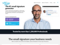 Desktop screenshot for wisestamp.com