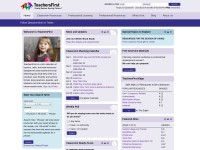 Desktop screenshot for teachersfirst.com