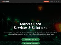 Desktop screenshot for dxfeed.com