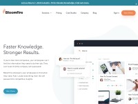 Desktop screenshot for bloomfire.com