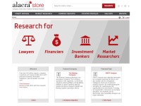 Desktop screenshot for alacrastore.com