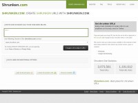 Desktop screenshot for shrunken.com