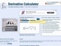 Desktop screenshot for derivative-calculator.net