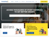 Desktop screenshot for studyhippo.com