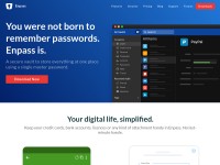 Desktop screenshot for enpass.io