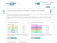 Desktop screenshot for sinonimosgratis.com