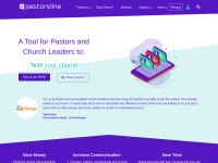 Desktop screenshot for pastorsline.com