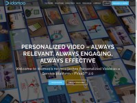 Desktop screenshot for idomoo.com