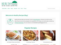 Desktop screenshot for healthyrecipesblogs.com