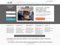 Desktop screenshot for elaw.com