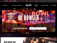 Desktop screenshot for bowlero.com