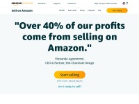 Desktop screenshot for amazonservices.com