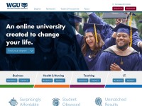 Desktop screenshot for wgu.edu