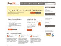 Desktop screenshot for rapidssl.com