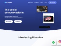 Desktop screenshot for rhombusads.com