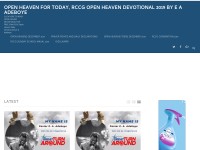 Desktop screenshot for openheavensdaily.org
