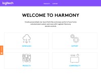 Desktop screenshot for myharmony.com