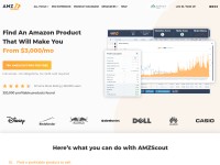 Desktop screenshot for amzscout.net