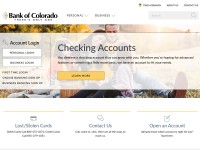 Desktop screenshot for bankofcolorado.com