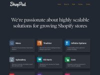 Desktop screenshot for theshoppad.com