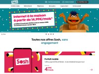 Desktop screenshot for sosh.fr