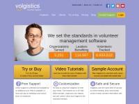 Desktop screenshot for volgistics.com