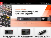 Desktop screenshot for antelopeaudio.com