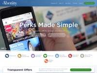 Desktop screenshot for abenity.com