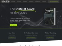 Desktop screenshot for demisto.com