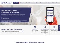 Desktop screenshot for usps.com