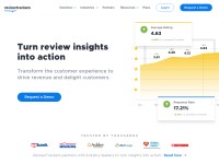 Desktop screenshot for reviewtrackers.com