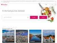 Desktop screenshot for foodora.no
