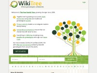 Desktop screenshot for wikitree.com