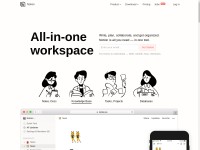 Desktop screenshot for notion.so