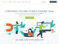 Desktop screenshot for hireology.com