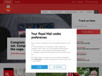Desktop screenshot for royalmail.com