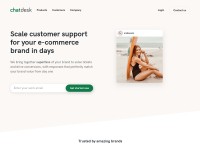 Desktop screenshot for chatdesk.com