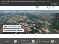 Desktop screenshot for uni-ulm.de