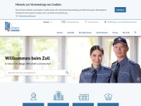 Desktop screenshot for zoll.de