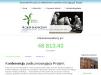 Desktop screenshot for wolniodazbestu.pl