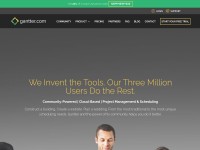 Desktop screenshot for gantter.com