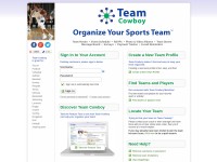 Desktop screenshot for teamcowboy.com