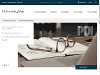 Desktop screenshot for uvigo.es