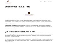 Desktop screenshot for extensionesparapelo.top